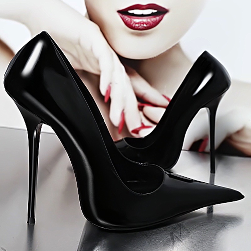 Men Shoes Elegant - Stylish Pointy Toe Stiletto Heel Pumps