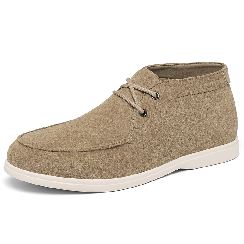 Men'S Shoes Business Casual - Classic British Style Suede Leather Chukka