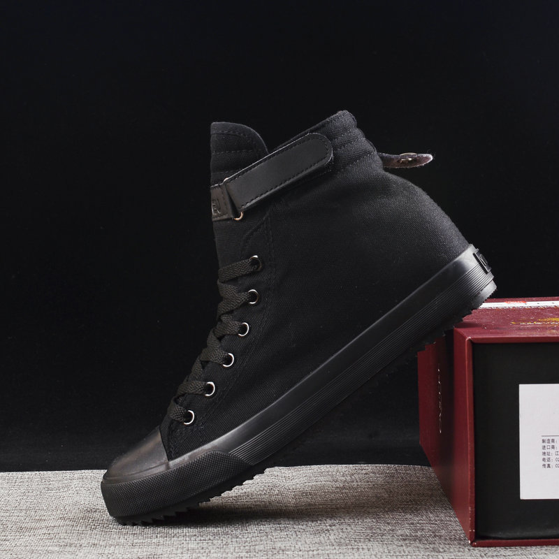 Men'S Shoes Black And White - Fashion Sneakers Men Shoes Male Canvas