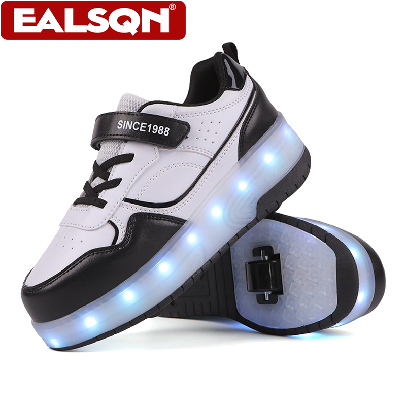 Men Shoes Men - New Children's LED Light Up Roller