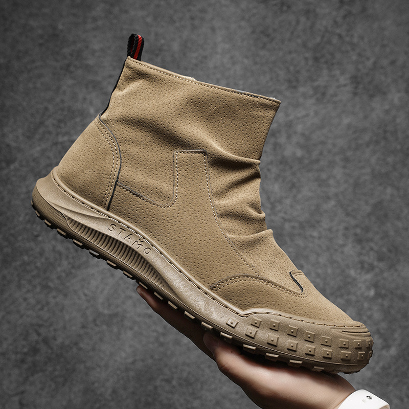 Suede Shoes for Men High Quali - огляд і ціна Men'S Shoes Zipper