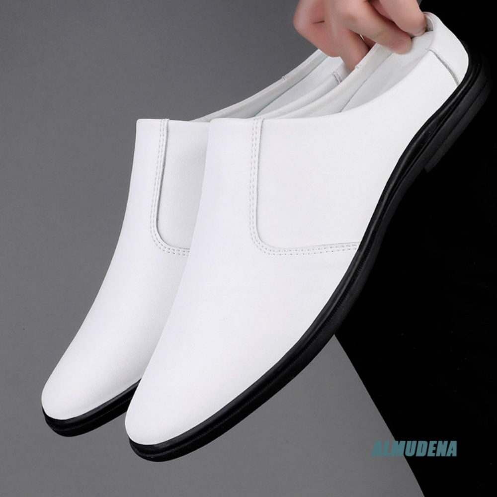Minimalist Men Business Half S - огляд і ціна Men'S Shoes Black And White