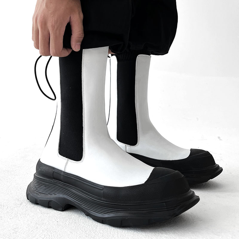 mens fashion stage nightclub p - огляд і ціна Men'S Shoes Black And White