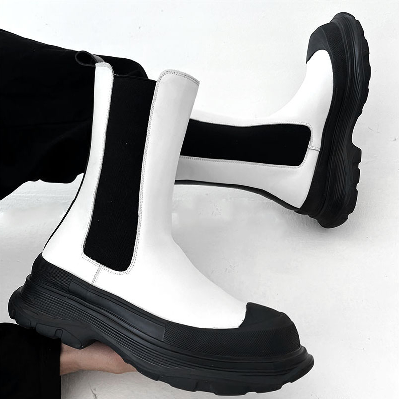 mens fashion stage nightclub p - огляд і ціна Men'S Shoes Black And White