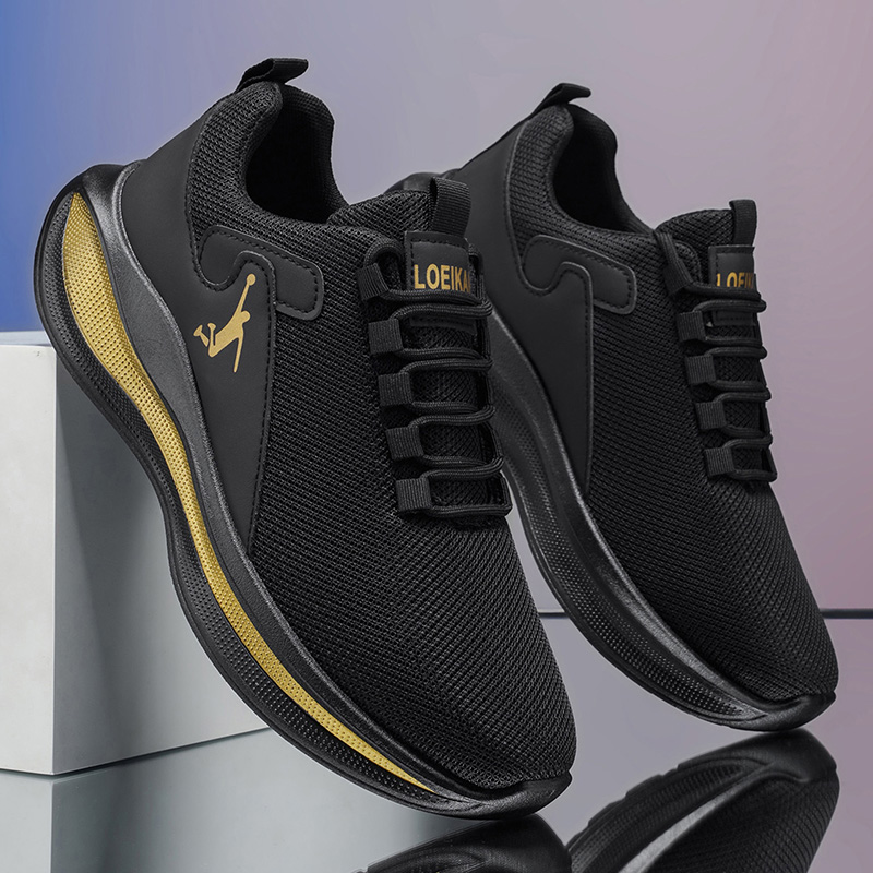 Men Running Sneakers Light Cus - огляд і ціна Men'S Shoes Black And White