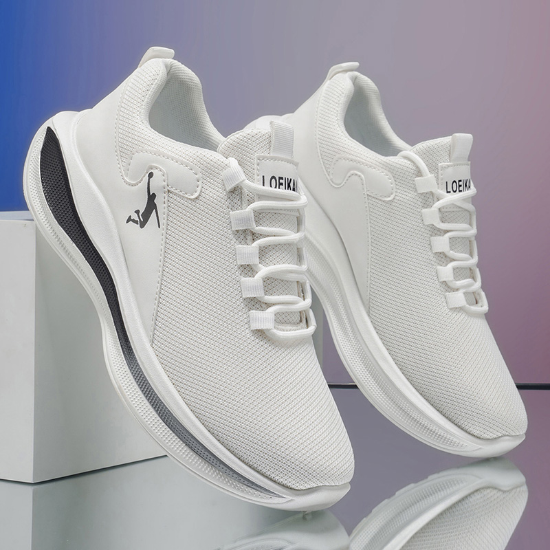 Men Running Sneakers Light Cus - огляд і ціна Men'S Shoes Black And White