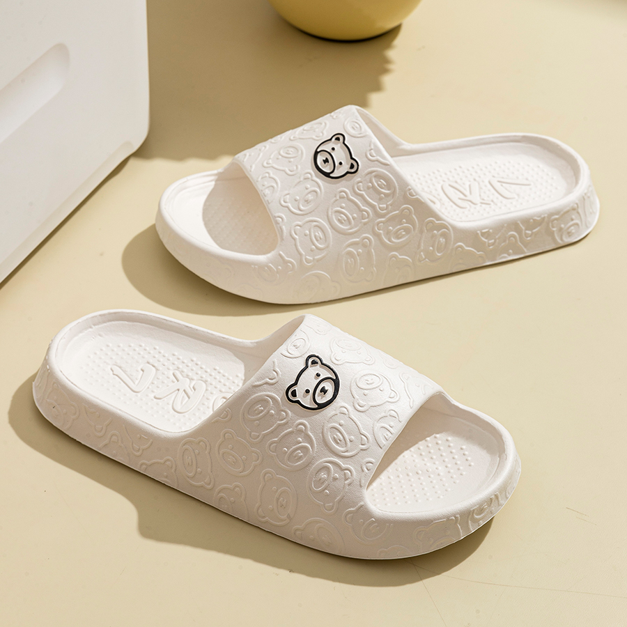 Printting Cute Bear Women Slip - огляд і ціна Men Shoes Style