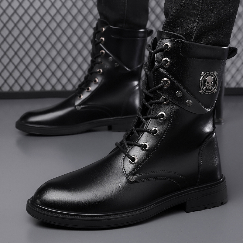 Unisex High-Top Chunky Sole Pl - огляд і ціна Men'S Shoes Black And White