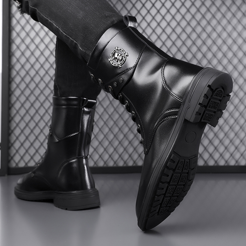 Unisex High-Top Chunky Sole Pl - огляд і ціна Men'S Shoes Black And White