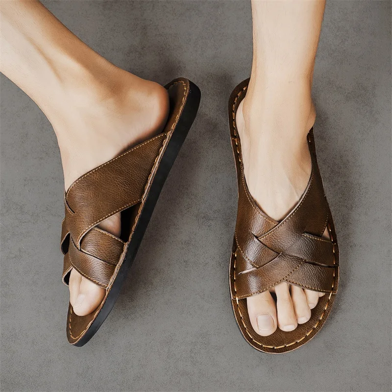 Genuine Leather Men Casual San - огляд і ціна Men'S Shoes Hey Dude