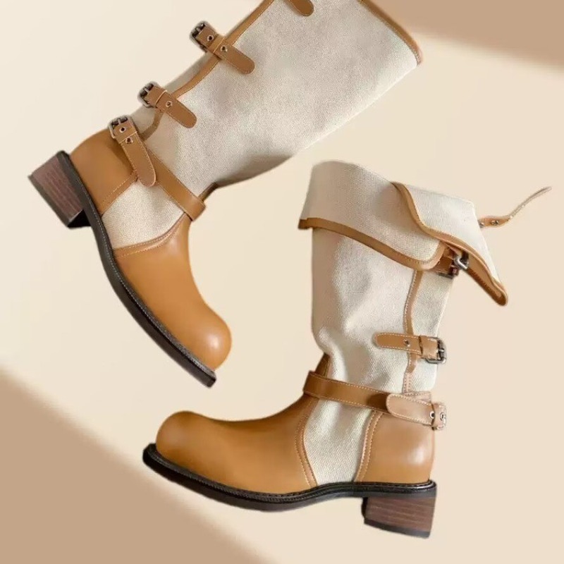 Vintage Spliced Block Heel Sho - огляд і ціна Men Shoes H&M