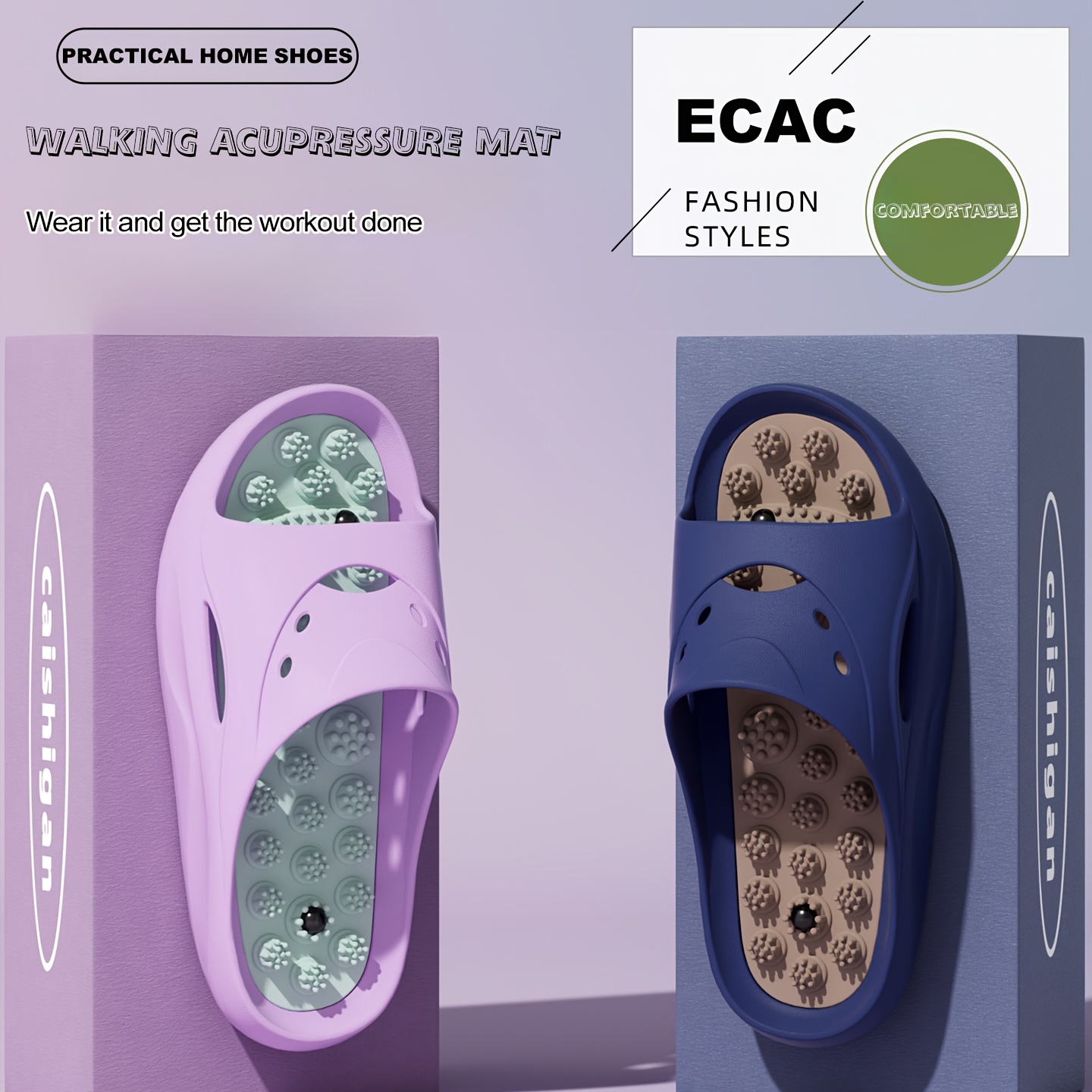 Women Men EVA Massage Slippers - огляд і ціна Men Shoes Style