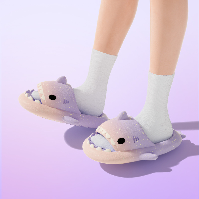Cute Cartoon Shark Slippers Fo - огляд і ціна Men Shoes Style