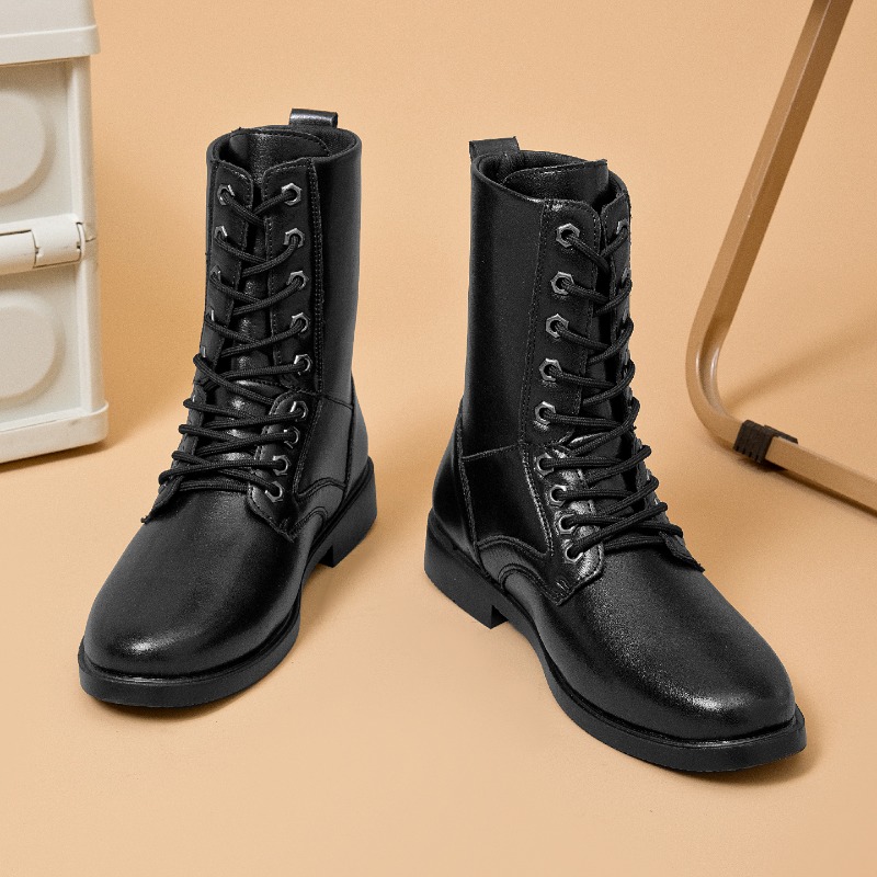 High-top Leather Boots Outdoor - огляд і ціна Men'S Shoes Hiking