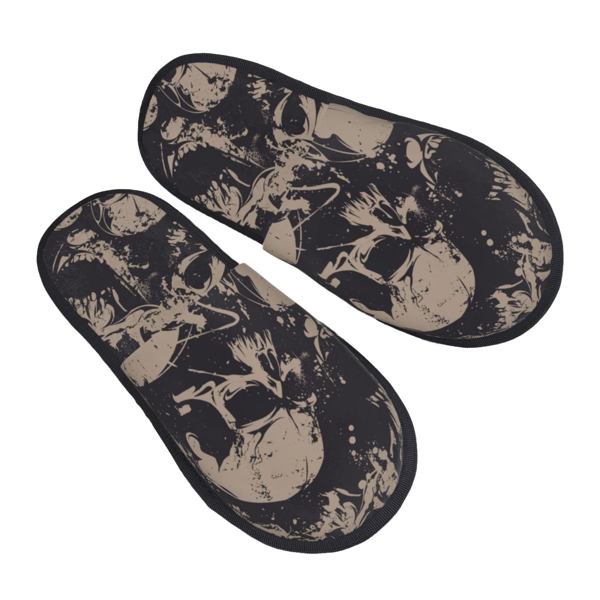 Indoor Black And White Skulls  - огляд і ціна Men'S Shoes Black And White