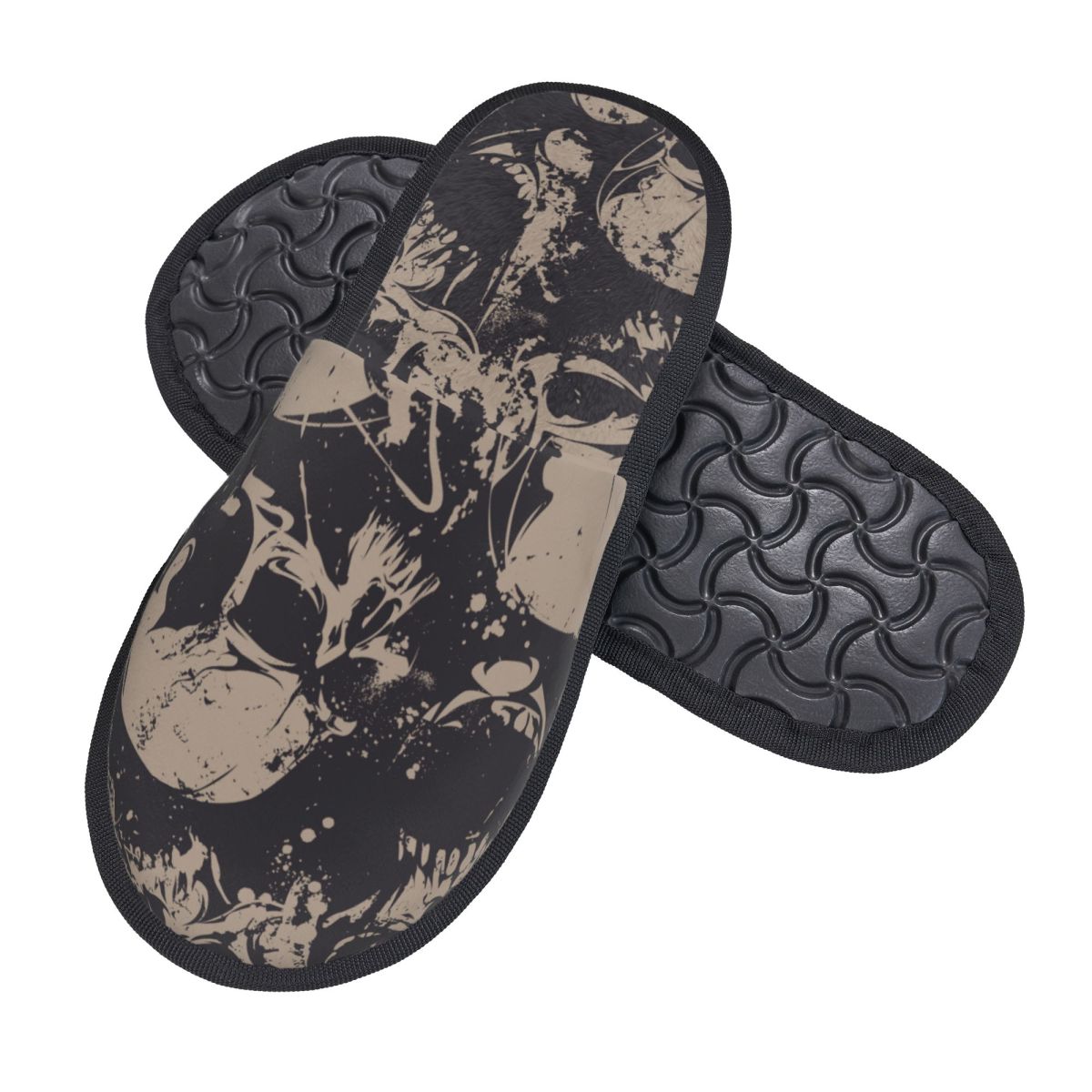 Indoor Black And White Skulls  - огляд і ціна Men'S Shoes Black And White