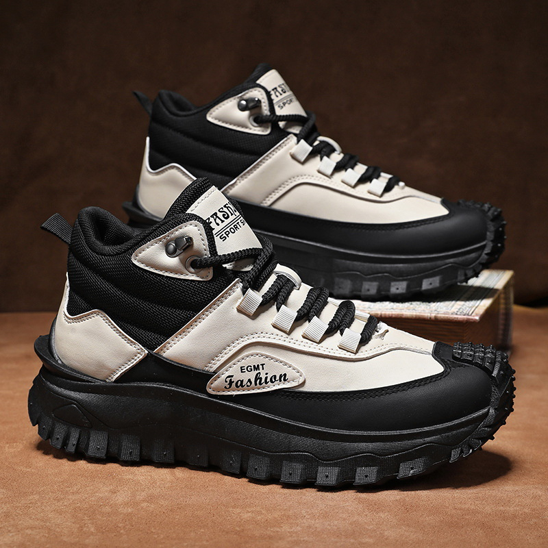 Men'S Black And White Mid Top  - огляд і ціна Men'S Shoes Black And White
