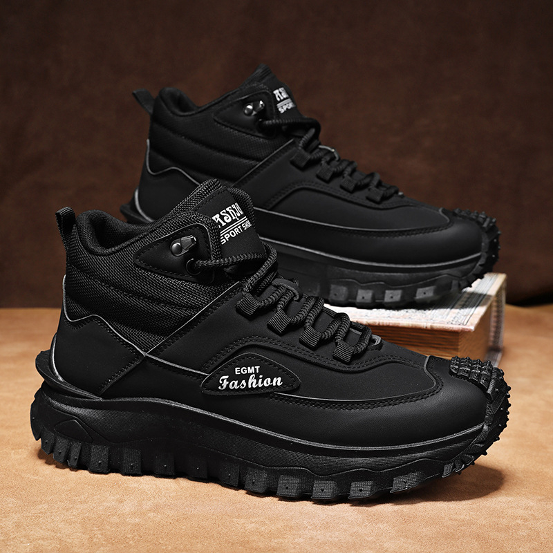 Men'S Black And White Mid Top  - огляд і ціна Men'S Shoes Black And White