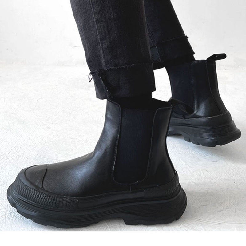 England style men boots casual - огляд і ціна Men'S Shoes Black And White