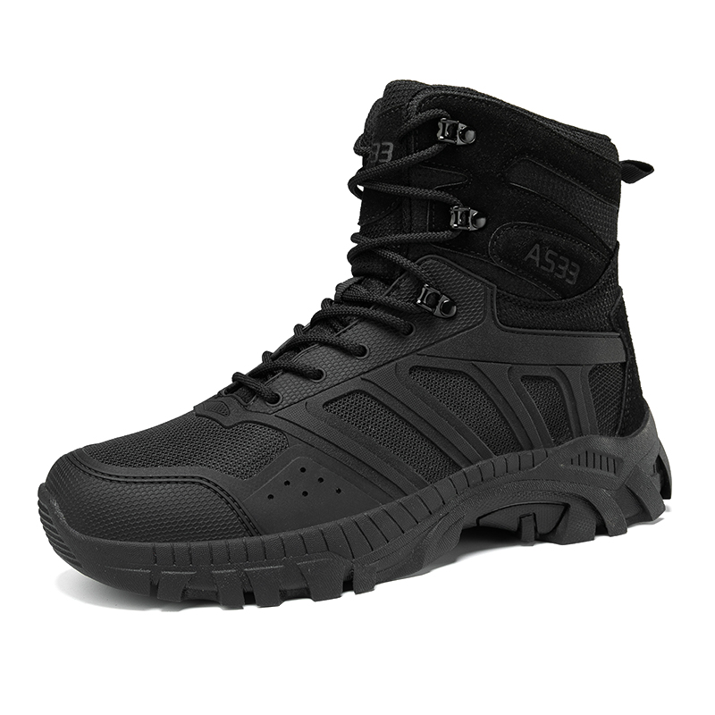 Men Tactical Boots Lace Up Des - огляд і ціна Men'S Shoes Zipper