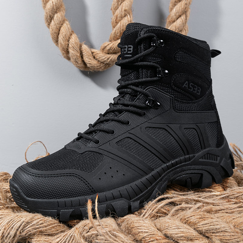 Men Tactical Boots Lace Up Des - огляд і ціна Men'S Shoes Zipper