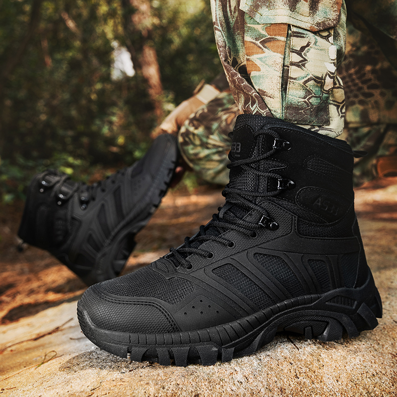 Men Tactical Boots Lace Up Des - огляд і ціна Men'S Shoes Zipper