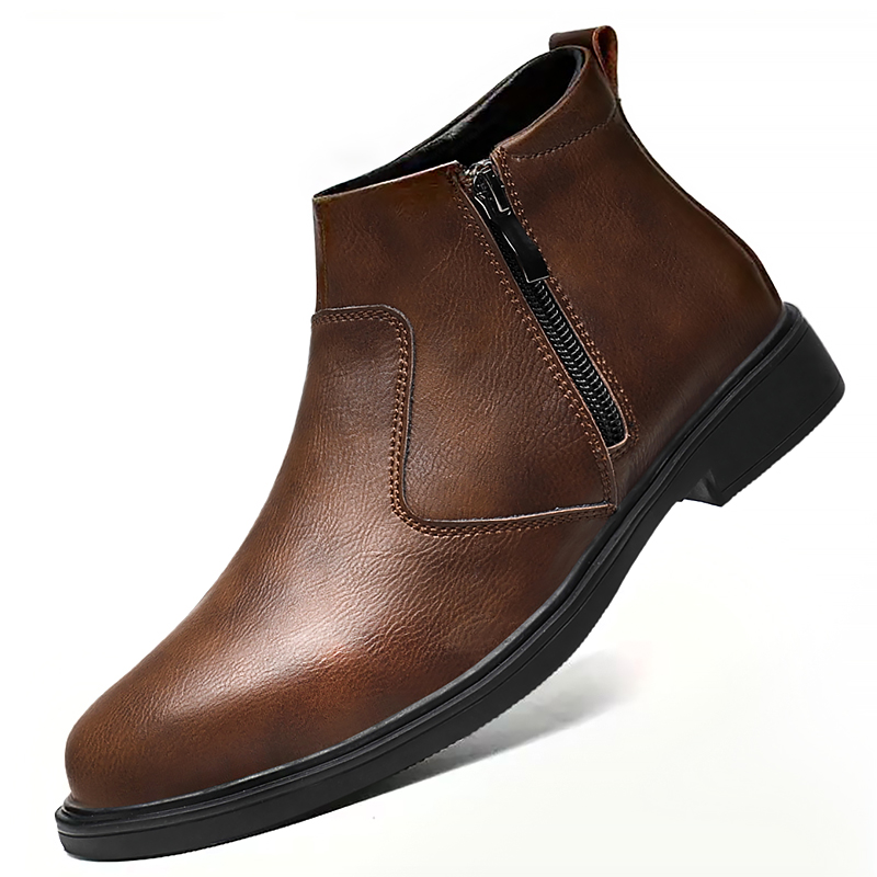 Autumn and Winter New High-Top - огляд і ціна Men'S Shoes Zipper