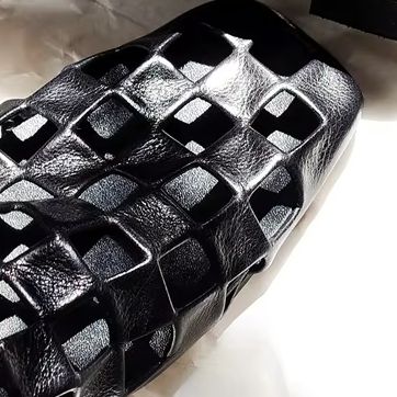 Women Black Caged Flat Sandals - огляд і ціна Men Shoes Men