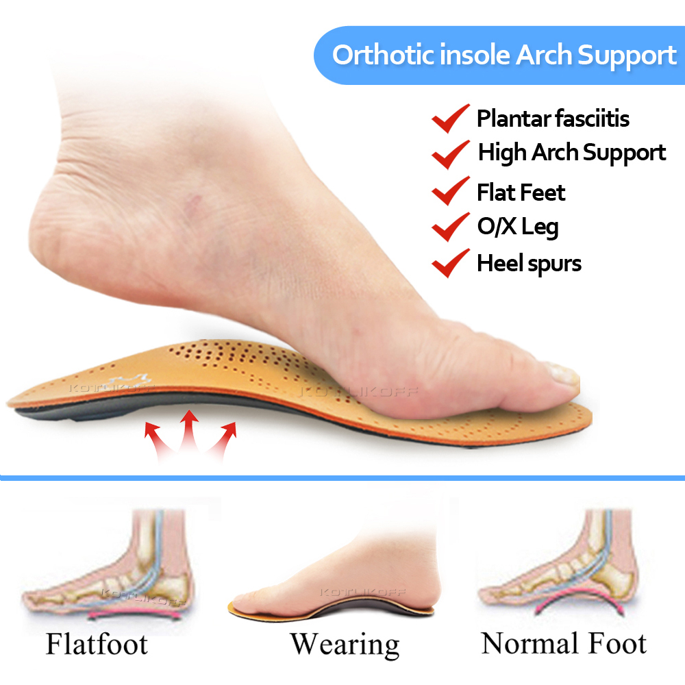 Leather Orthotic Insole For Fl - огляд і ціна Men'S Shoes X Wide