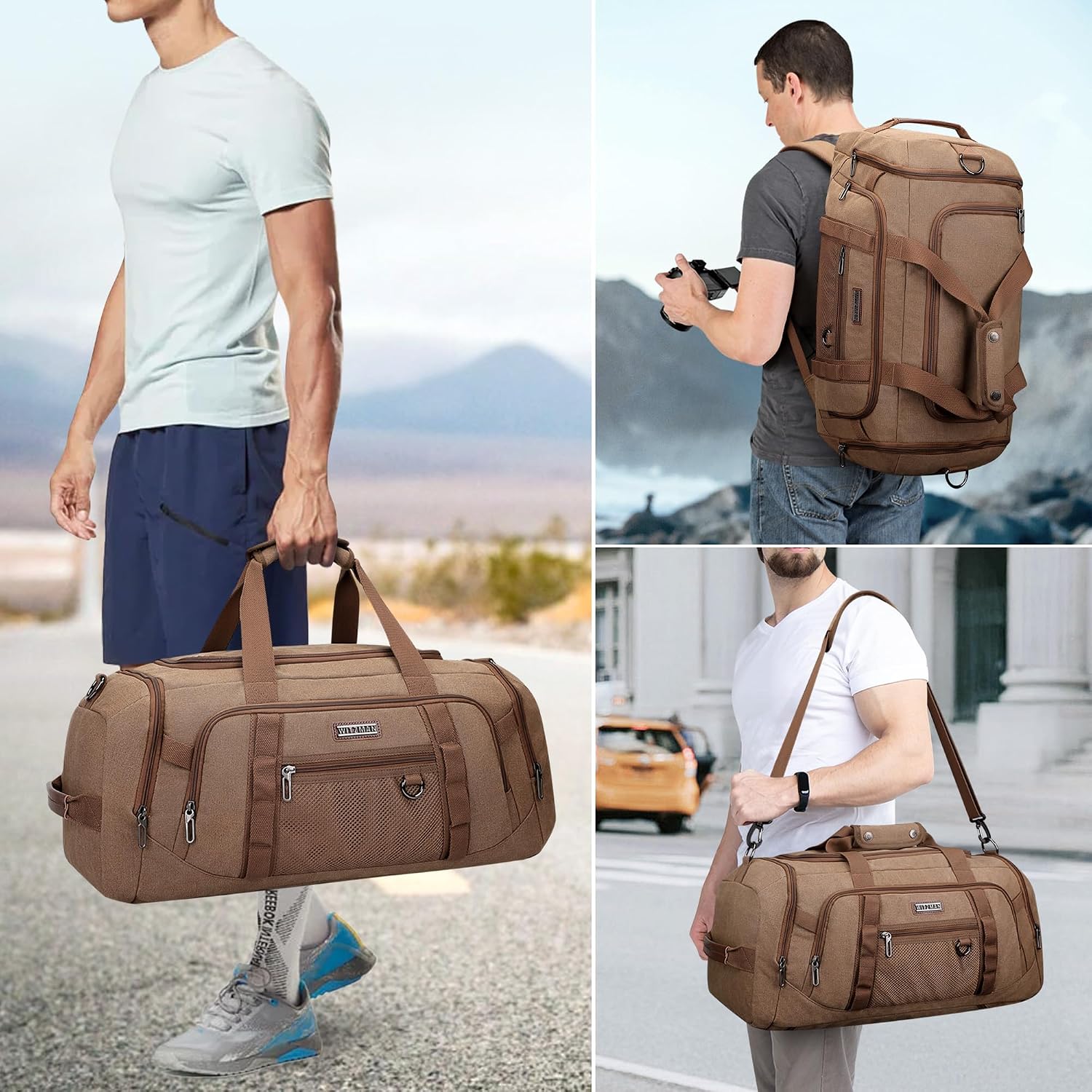 Canvas Duffle Bag for Men 3 in - огляд і ціна Men Shoes Men