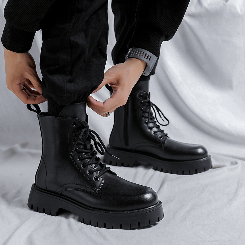 Men Luxury Fashion Genuine Lea - огляд і ціна Men'S Shoes Black And White