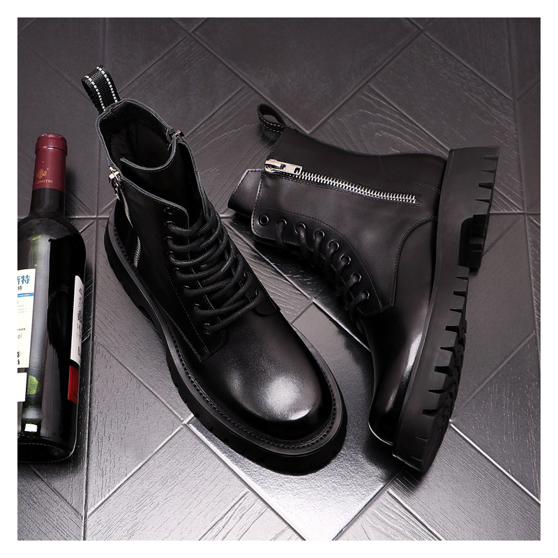 Men Luxury Fashion Genuine Lea - огляд і ціна Men'S Shoes Black And White