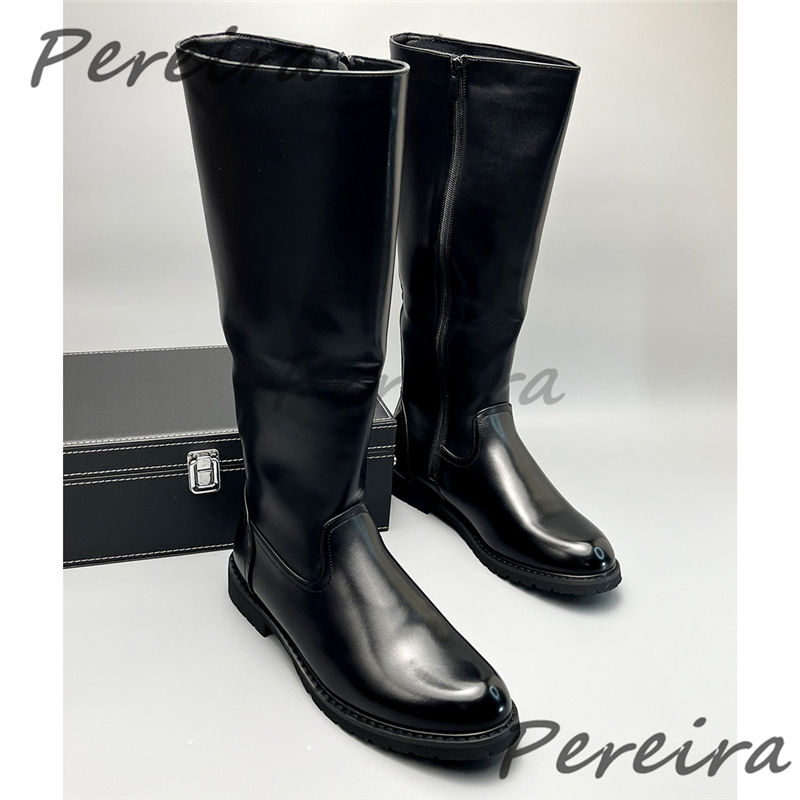 Autumn Winter Warm Men's Knee  - огляд і ціна Men'S Shoes Zipper