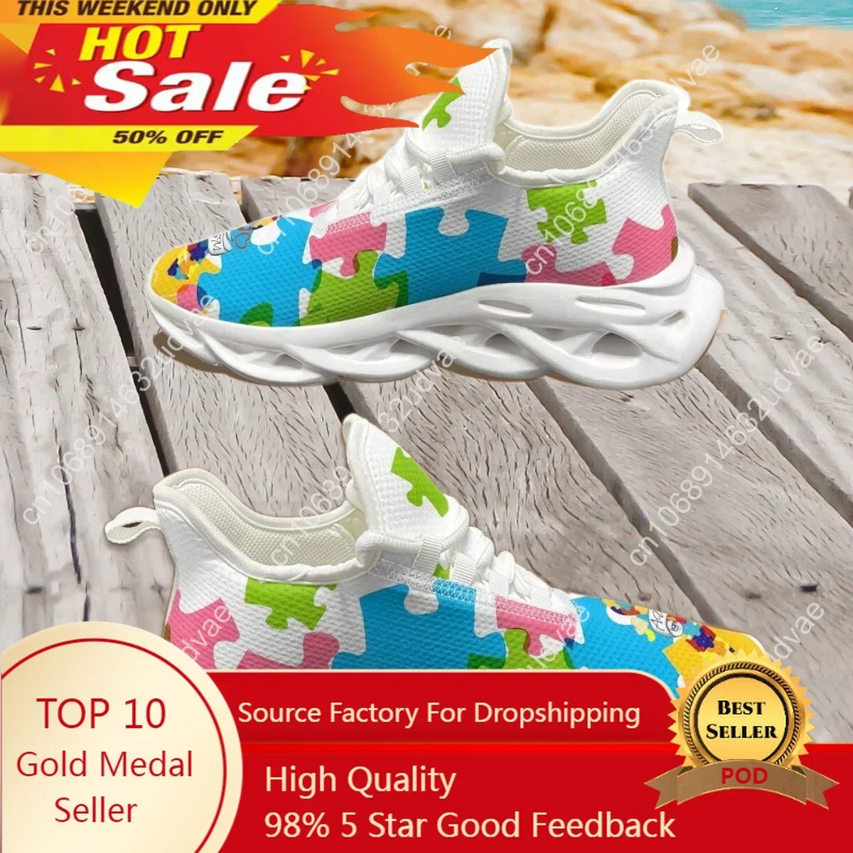 Autism Awareness Sports Runnin - огляд і ціна Men Shoes High