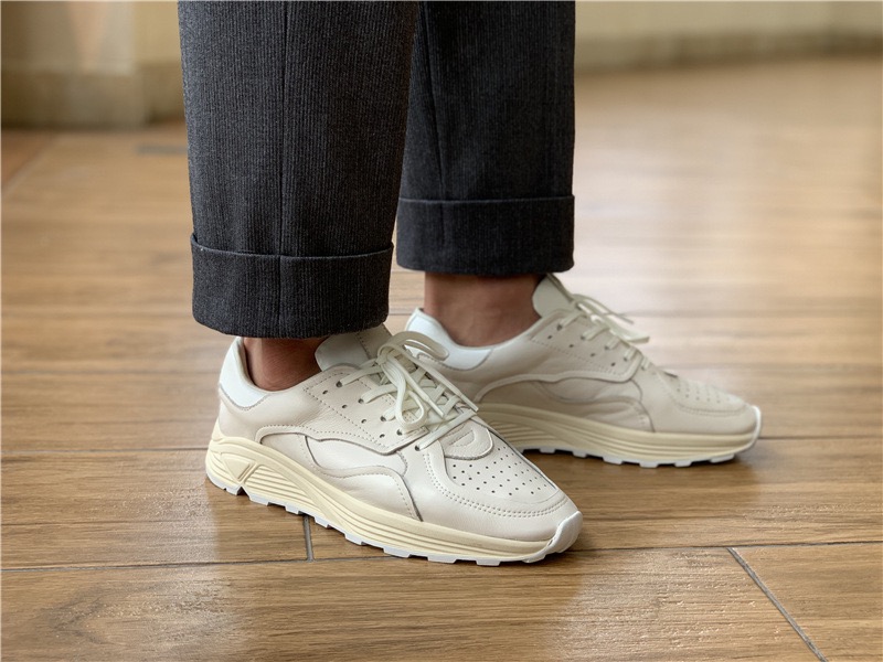 Round-toe Lace-up Casual White - огляд і ціна Men'S Shoes Hey Dude