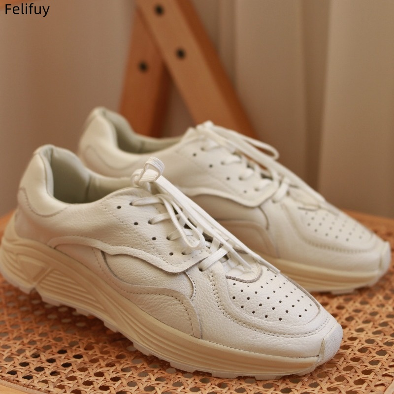 Round-toe Lace-up Casual White - огляд і ціна Men'S Shoes Hey Dude