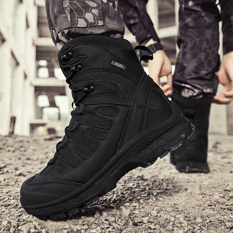 New Men Tactical Boots Militar - огляд і ціна Men'S Shoes Zipper