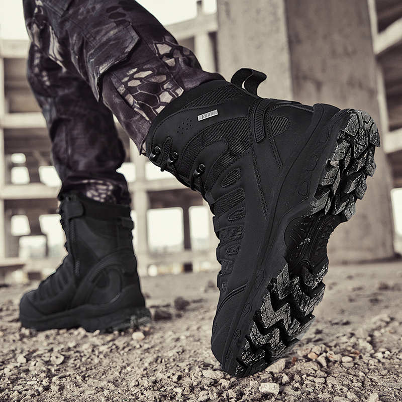 New Men Tactical Boots Militar - огляд і ціна Men'S Shoes Zipper