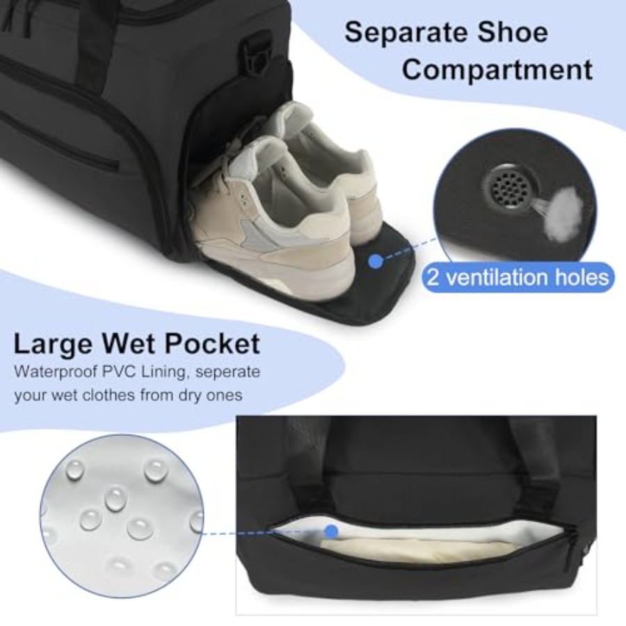 Gym Bag for Men Women, Sports  - огляд і ціна Men Shoes Men