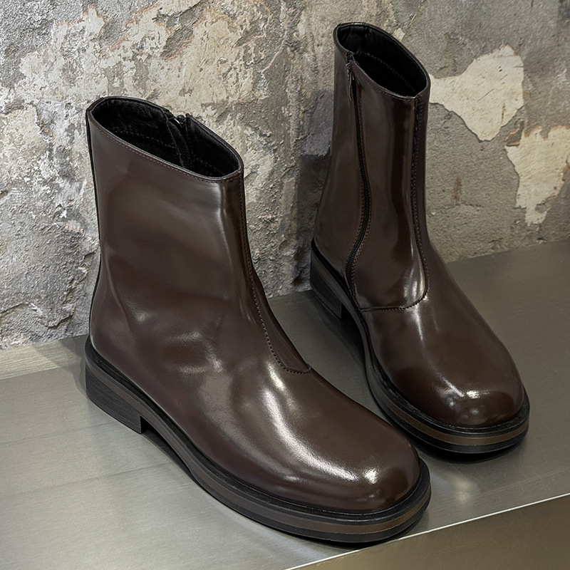 Vintage Mens Boots Luxury Hand - огляд і ціна Men Shoes Elegant