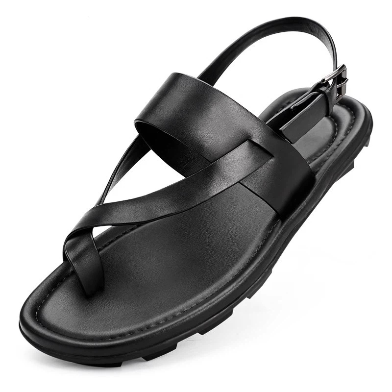 Genuine Leather Mens Sandals L - огляд і ціна Men'S Shoes Size 43 In Us