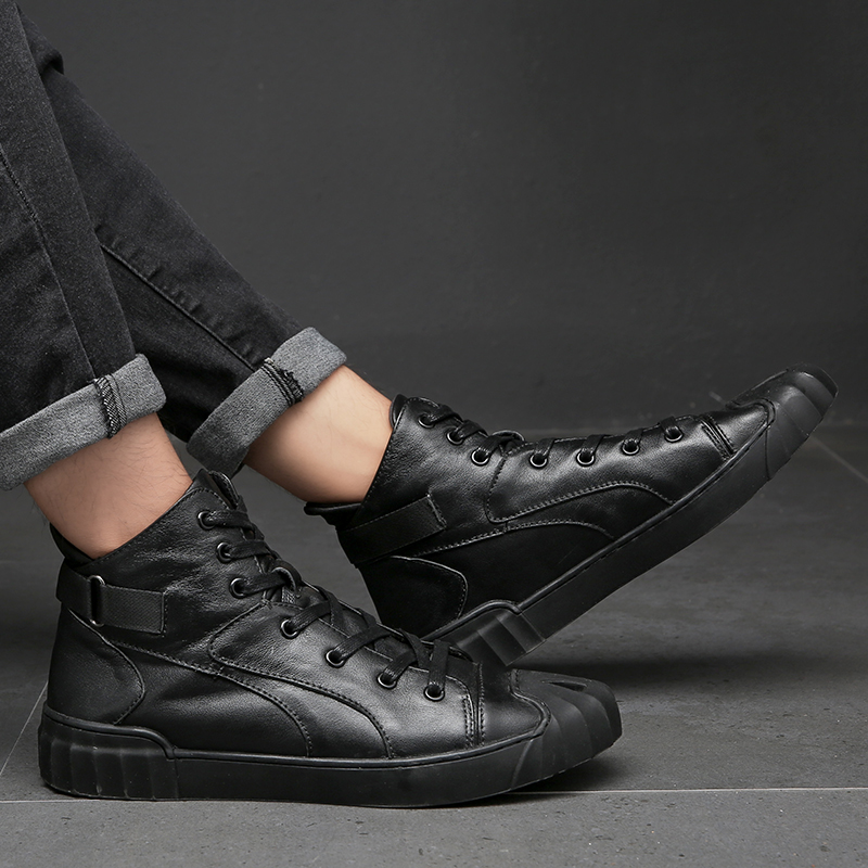 Genuine Leather Casual Short B - огляд і ціна Men'S Shoes Business Casual