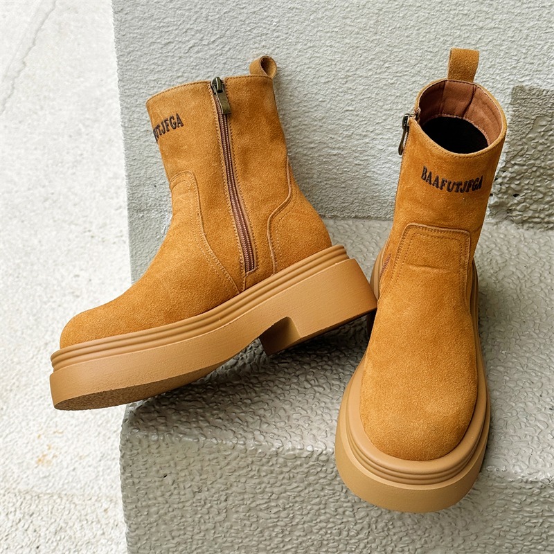 Winter Europe America Retro Th - огляд і ціна Men'S Shoes Zipper