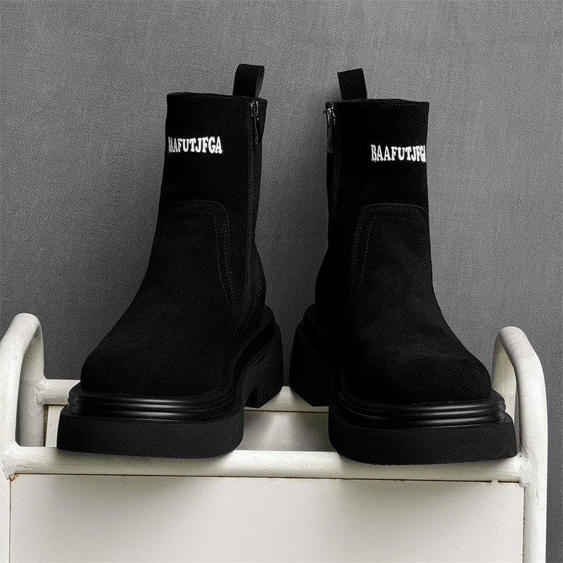Winter Europe America Retro Th - огляд і ціна Men'S Shoes Zipper