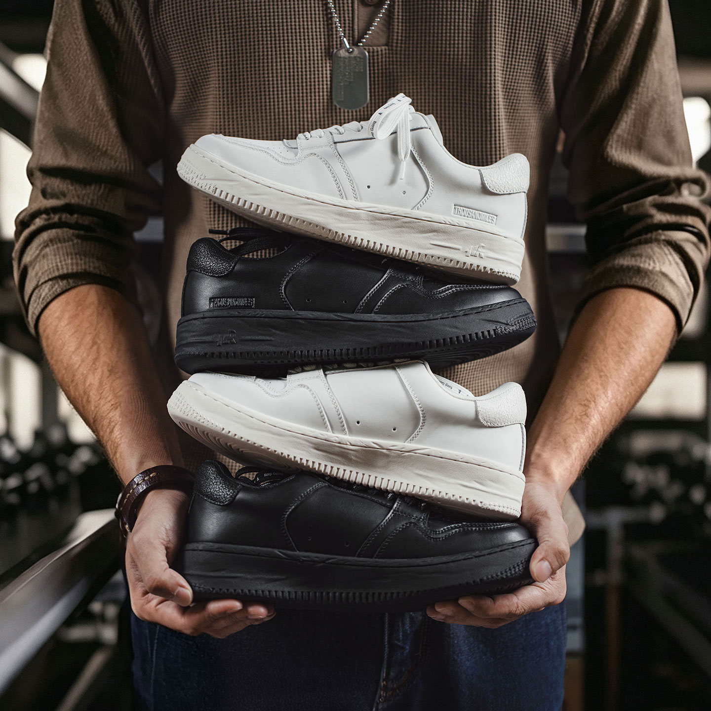 MADEN Classic White Black Plat - огляд і ціна Men'S Shoes Black And White