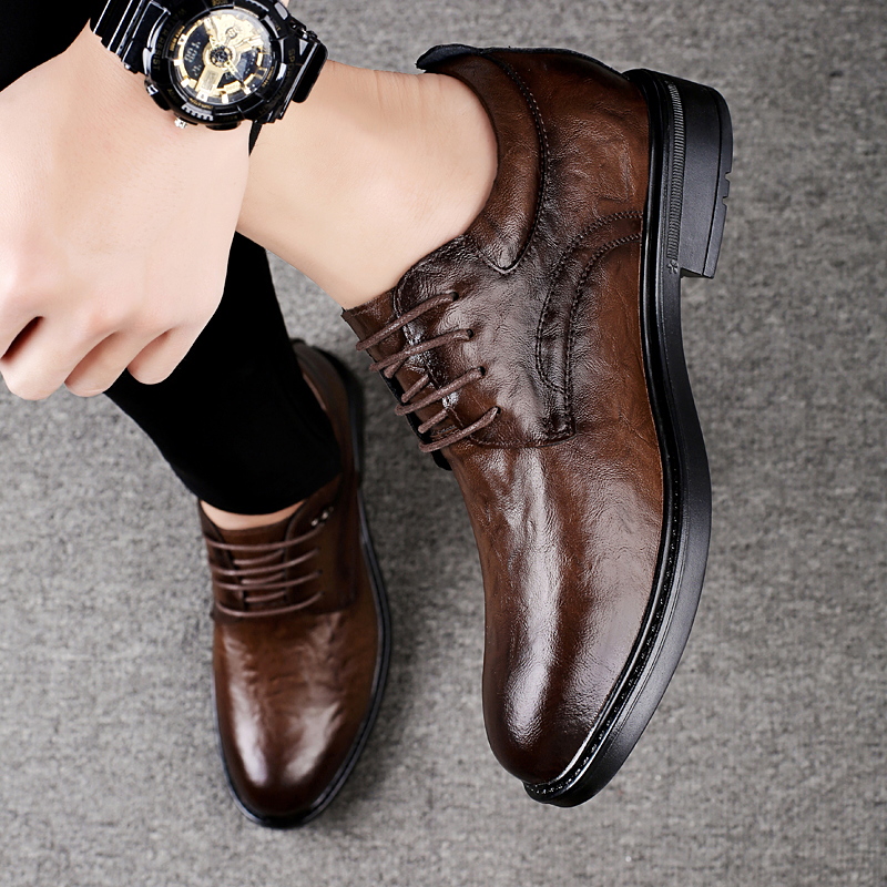 Leather Casual Elevator Shoes  - огляд і ціна Men'S Shoes Hey Dude