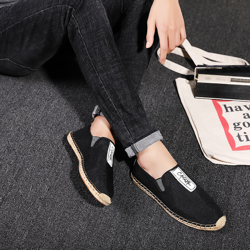 Linen Male Casual Shoes Loafer - огляд і ціна Men Shoes Elegant
